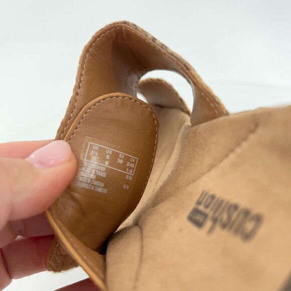 Clarks Women's Delana Fenela Sandal Size 8 Strappy Slide  Leather Casual Shoe - Picture 9 of 14